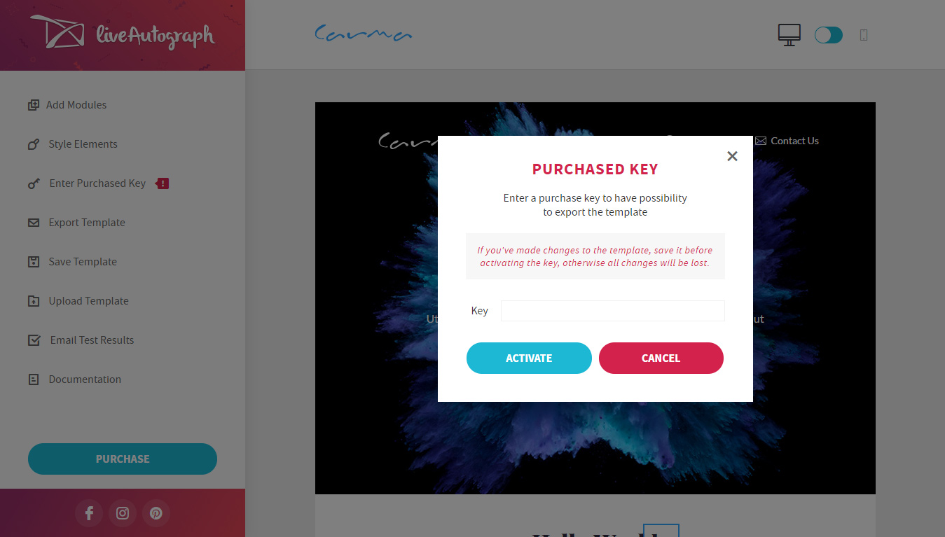 LiveAutograph-access
